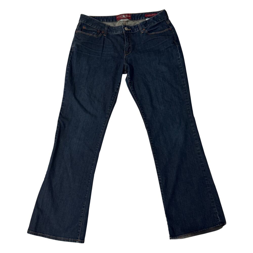 Lucky Brand Lola Bootcut Jeans, Dark Wash, Size 12/31
